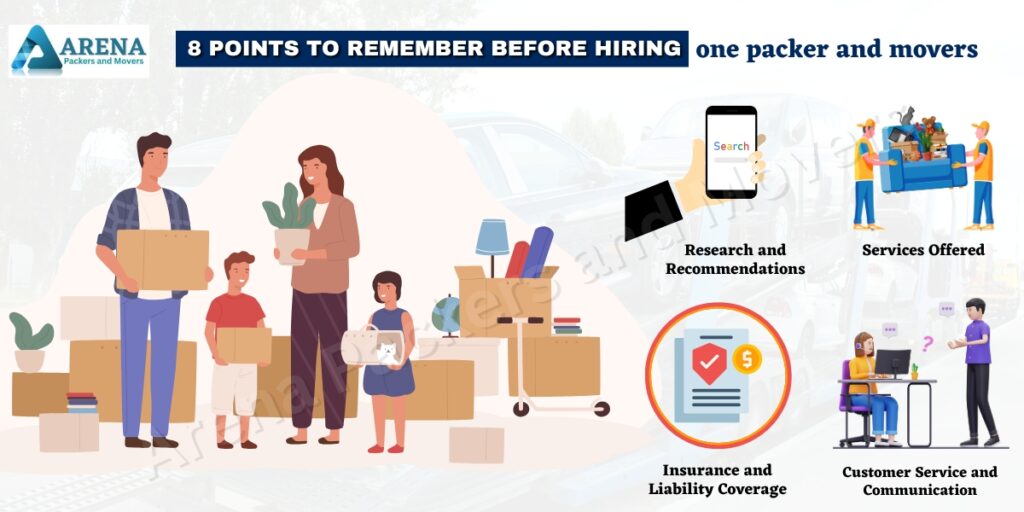 8 Points to Remember Before Hiring One Packers and Movers