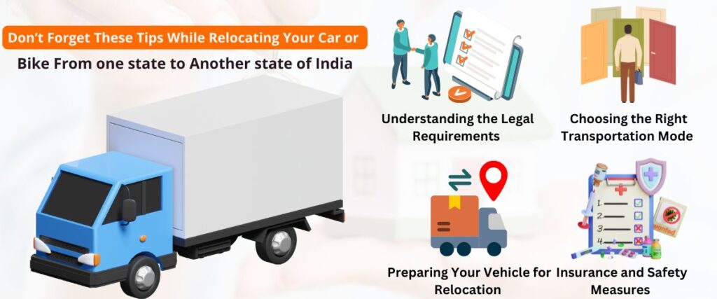 Don’t Forget These Tips While Relocating Your Car or Bike From One State to Another State of India